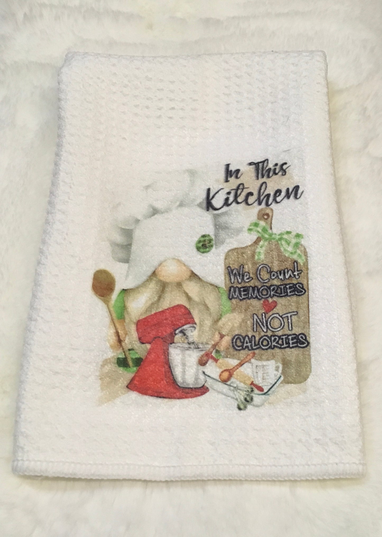 Gnome Kitchen Tea Towel