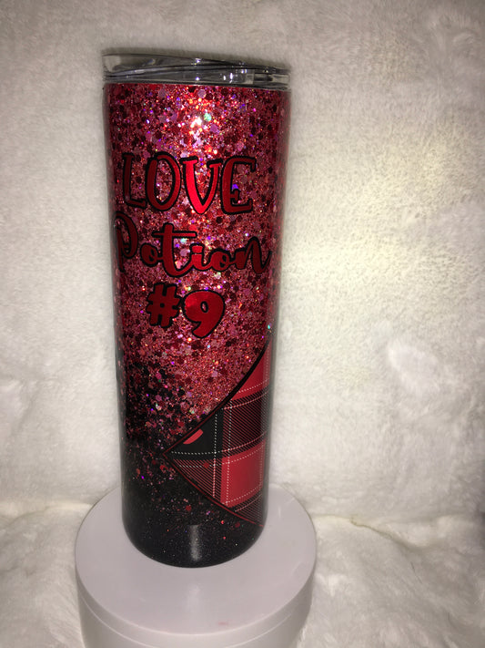 20oz Skinny Tumbler Love Potion #9