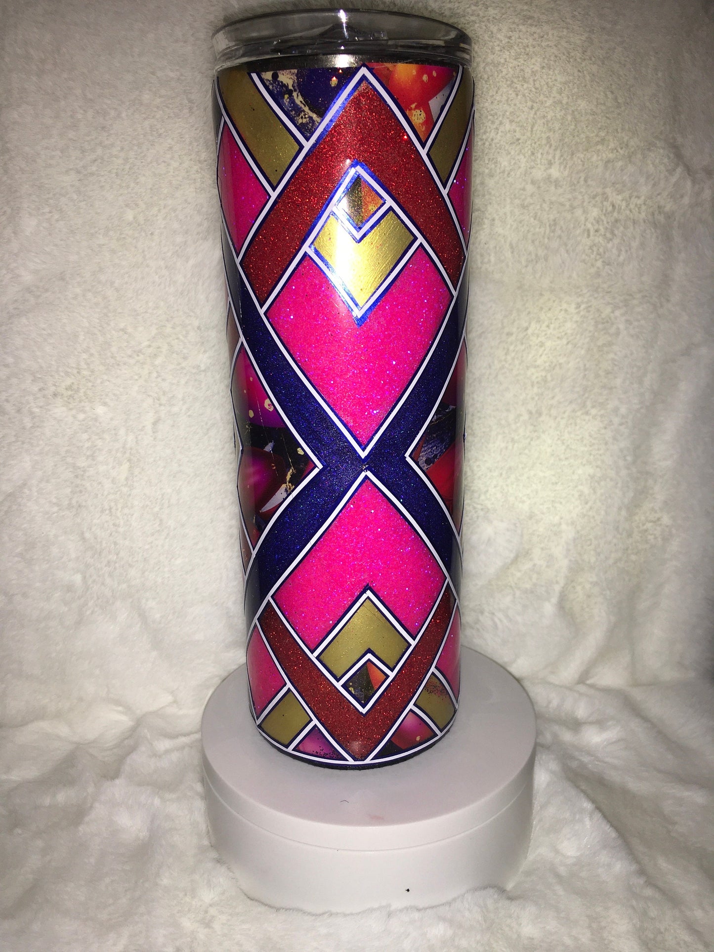 20oz Tumbler Stargazer Lily Design